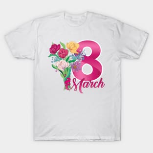 International women's day, 8th March T-Shirt